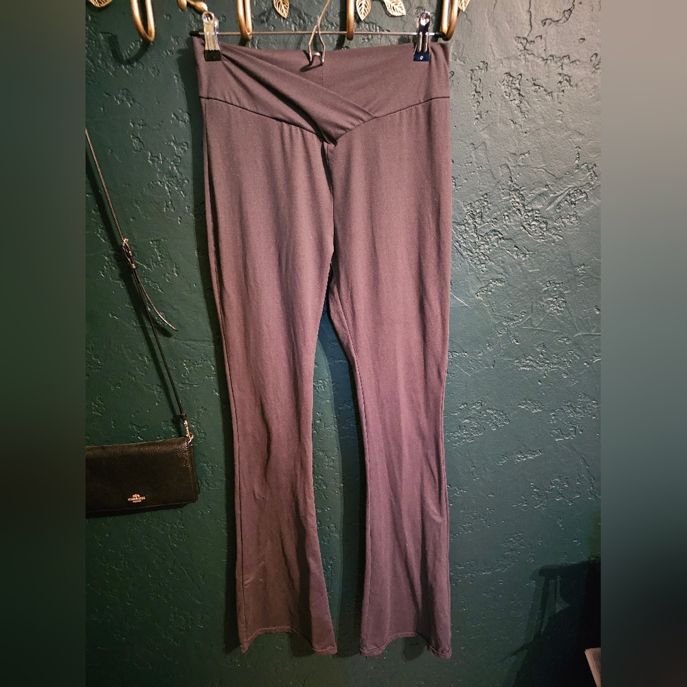 High-Waist Flare Yoga Pants